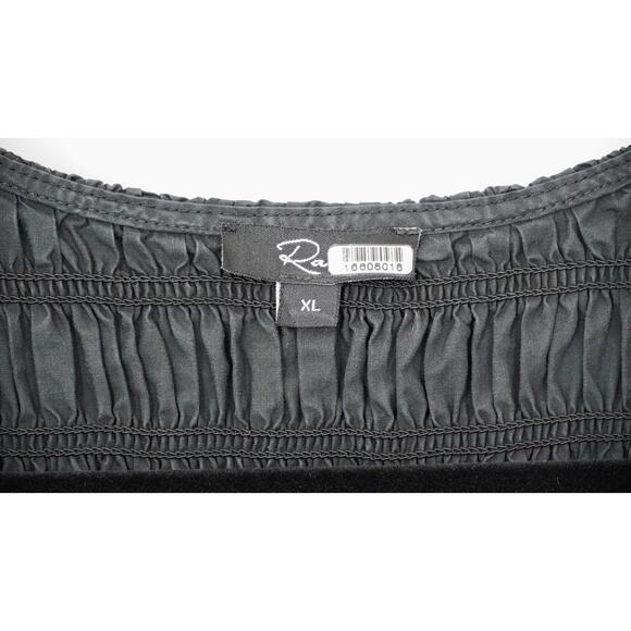 Rails Black Clementine Eyelet Midi Dress Sz XL - Picture 6 of 7